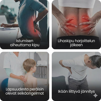 Magneettinen akupunktiohieronta- ja selkävenytin lannerangalle