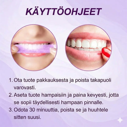 Hampaiden valkaisuliuskat