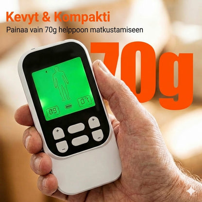 Kannettava kaksikanavainen TENS-lihasstimulaattori