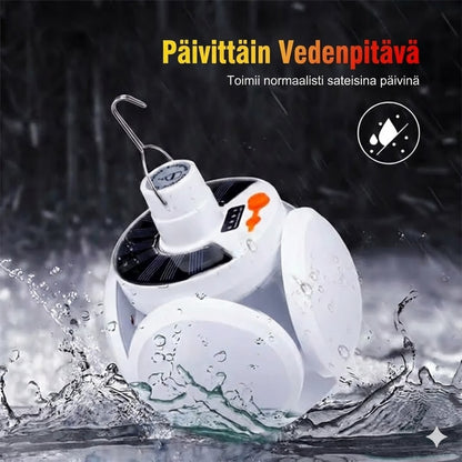 Monitoiminen taitettava aurinkokenno-jalkapallovalo