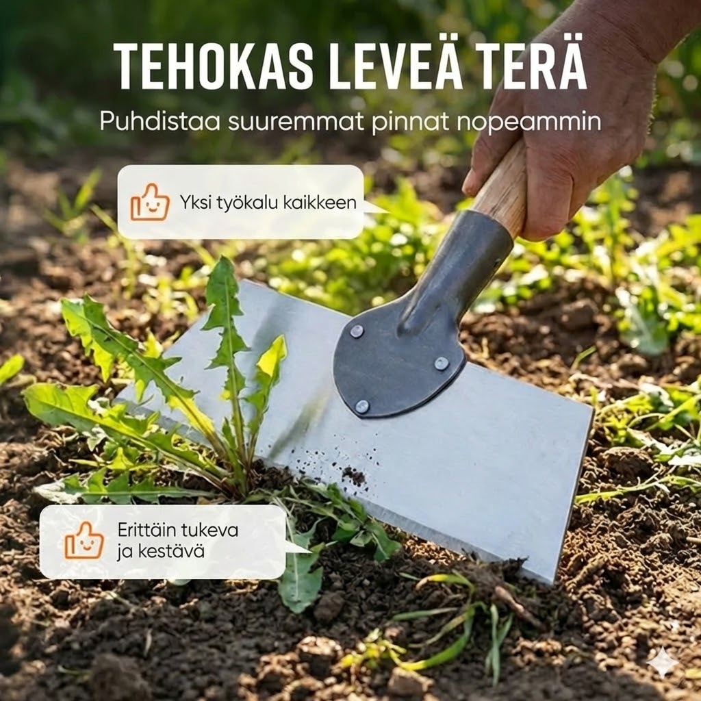 Mangaaniteräksinen puhdistusveitsi