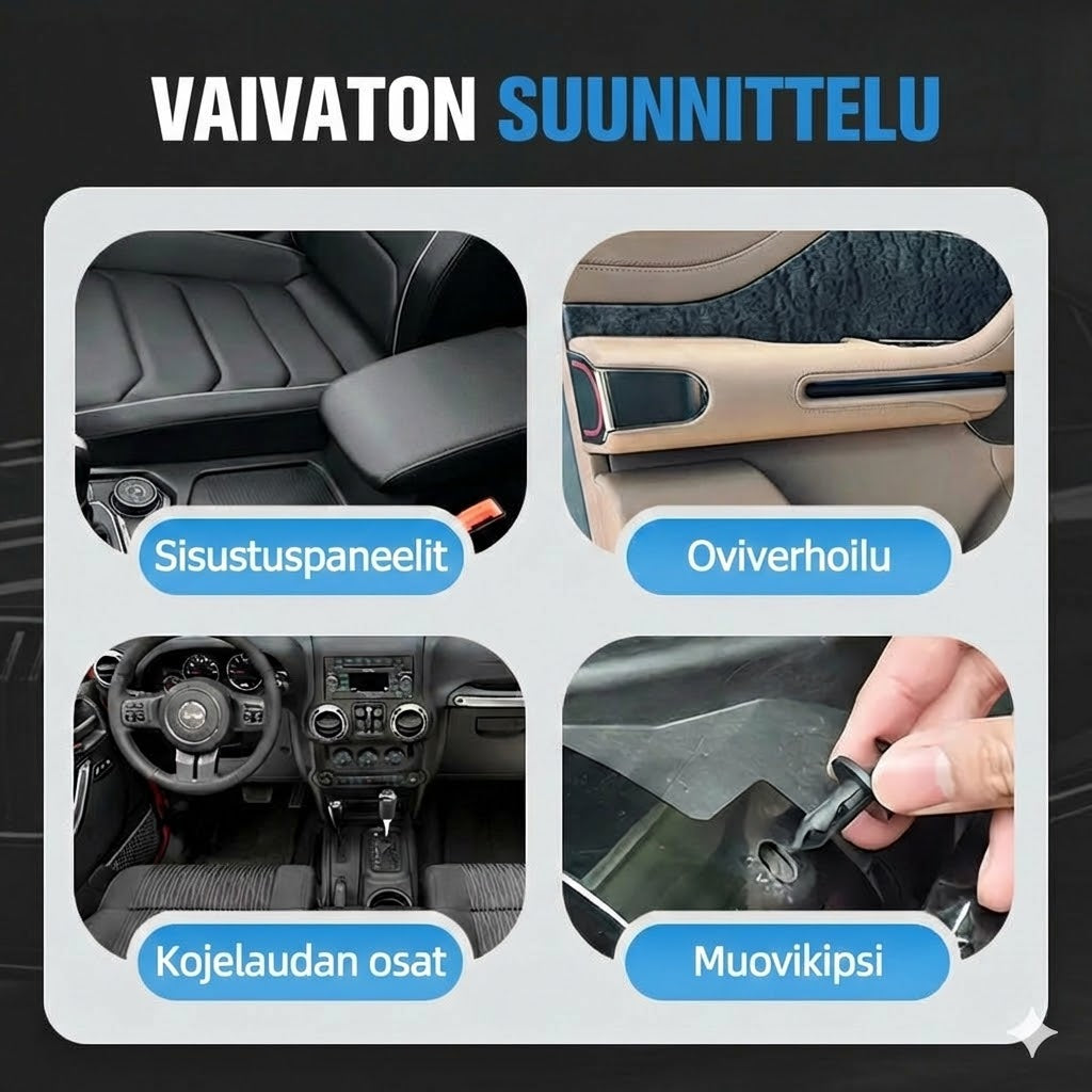 Auton muovikiinnikepihdit