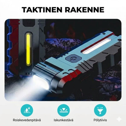 LED-työvalo 180° kääntyvällä päällä