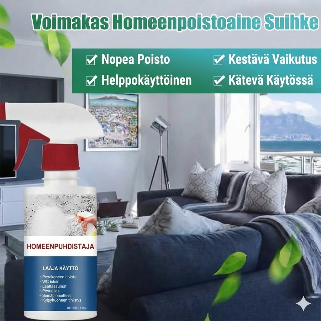 Vaahtopuhdistusaine hometta vastaan