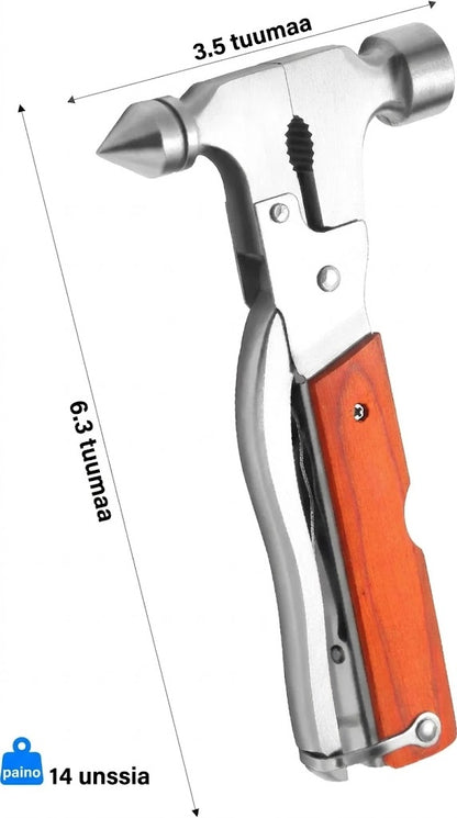 16-in-1 kannettava sorkkavasara-monitoimityökalu