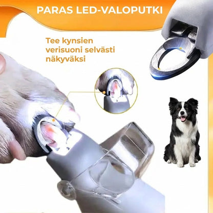 Lemmikkien LED-kynsileikkuri
