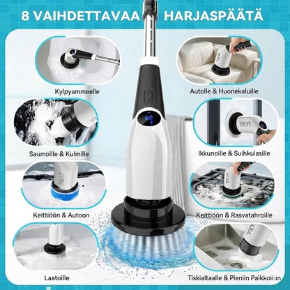 9-in-1 sähköinen puhdistusharja