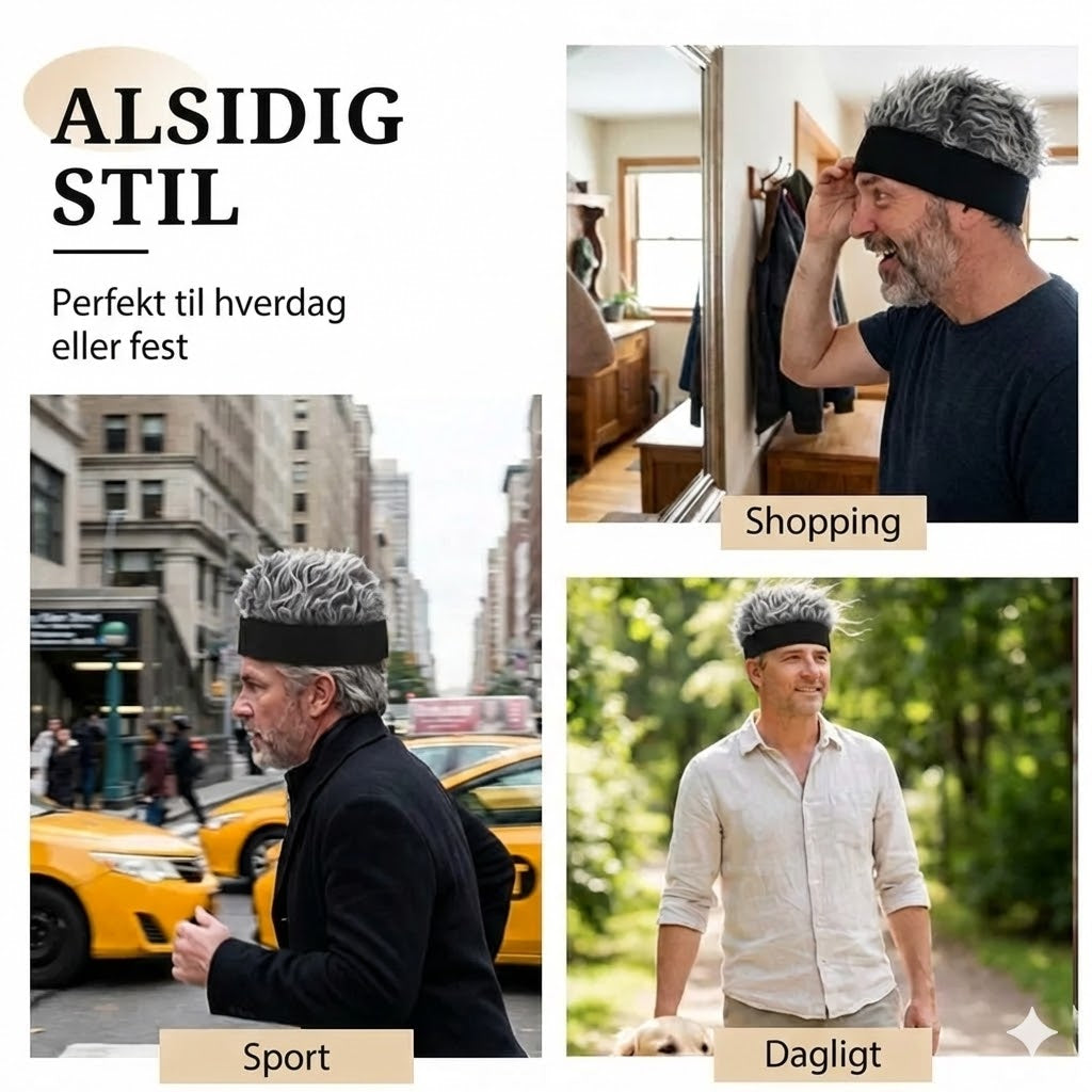 Unisex hiphop-tyylinen peruukkipipo