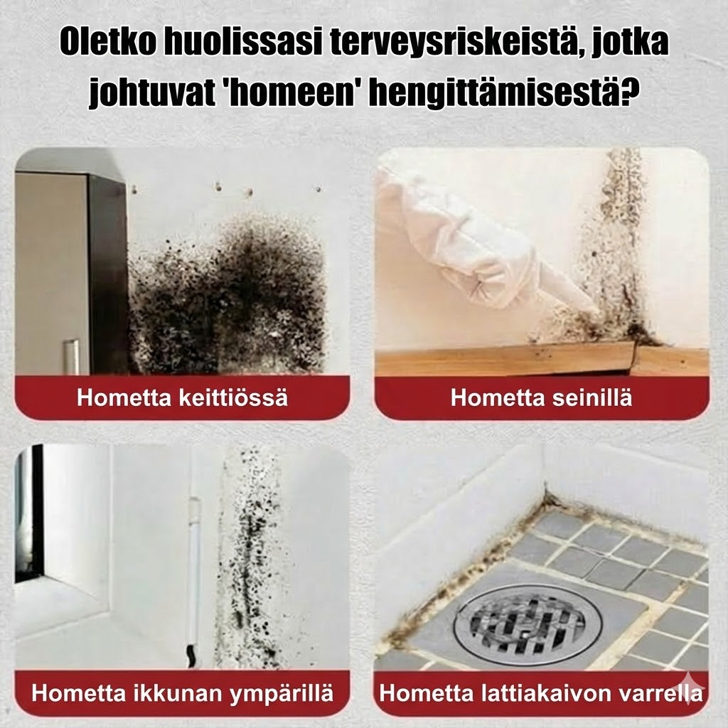 Vaahtopuhdistusaine hometta vastaan