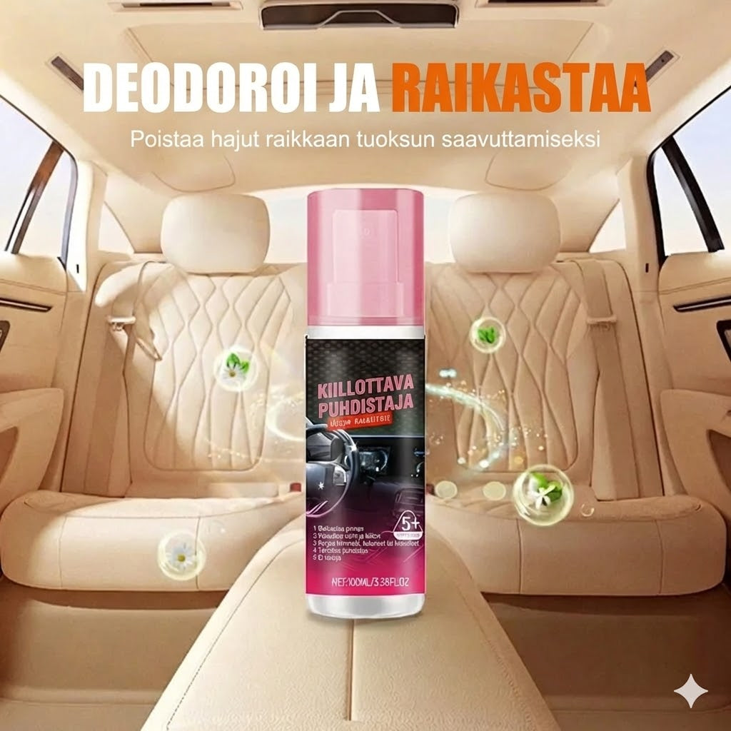 Auton sisätilojen kiillotuslaite – välitön kiilto ja suoja