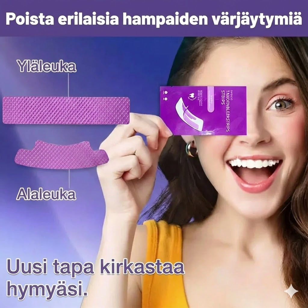 Hampaiden valkaisuliuskat