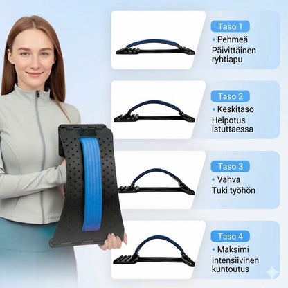 Magneettinen akupunktiohieronta- ja selkävenytin lannerangalle