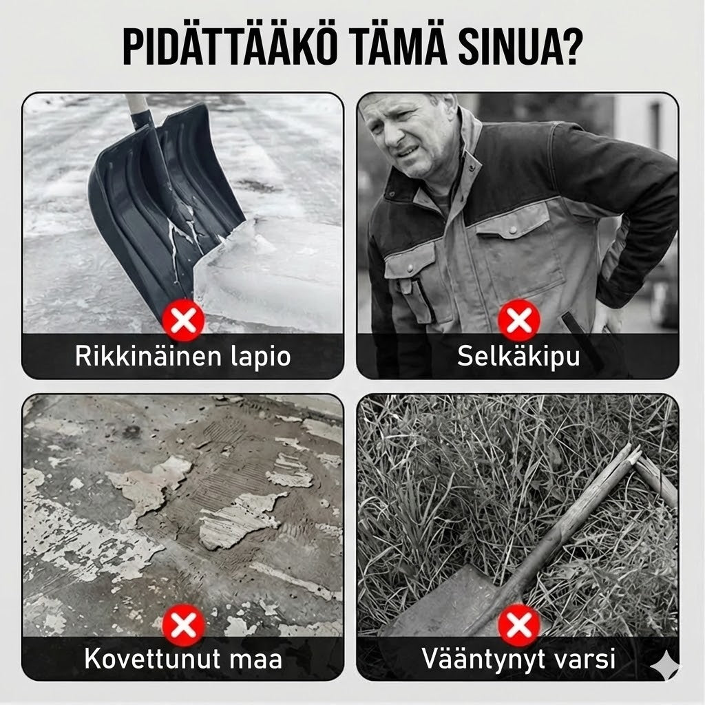 Mangaaniteräksinen puhdistusveitsi