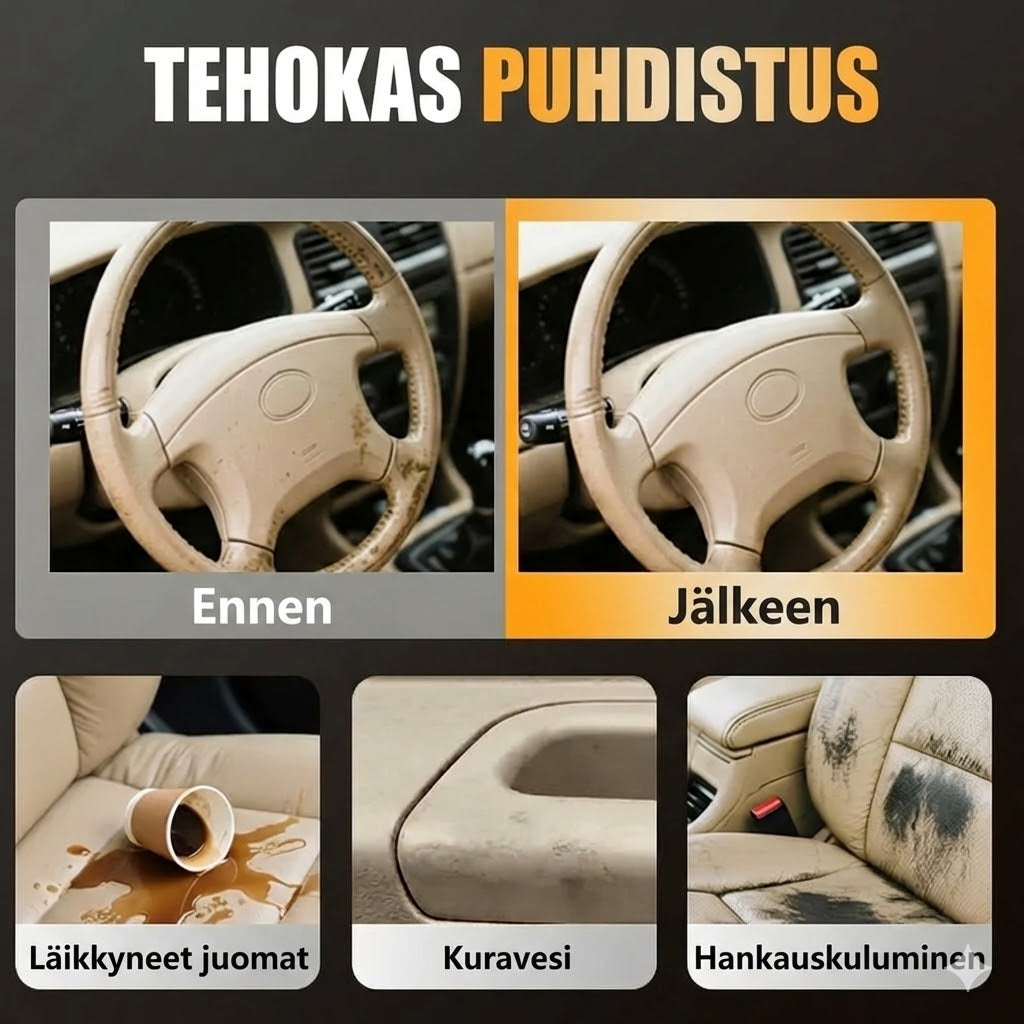 Auton sisätilojen kiillotuslaite – välitön kiilto ja suoja