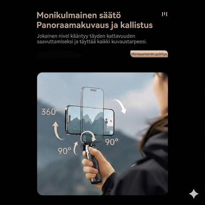 4-in-1 magneettinen selfiekeppi 360° kierrolla