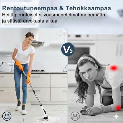 9-in-1 sähköinen puhdistusharja